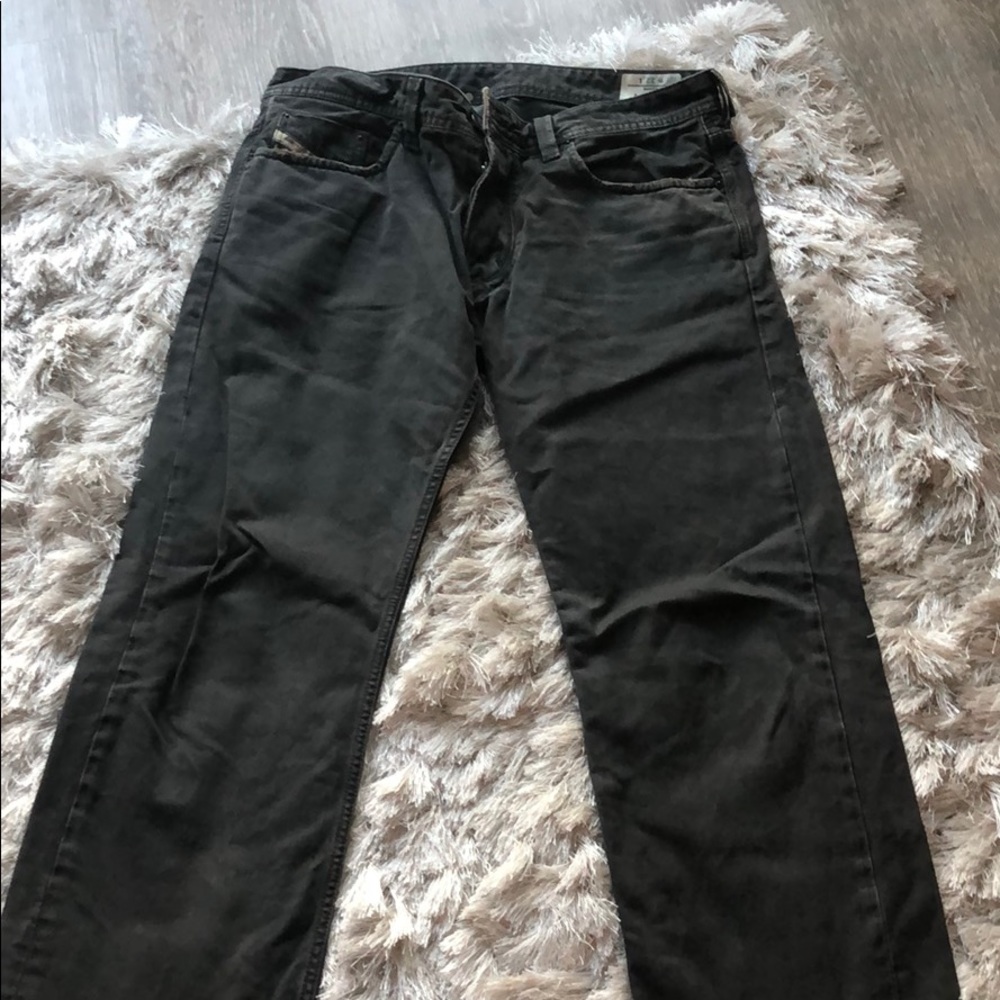 Diesel Jeans, Olive Green, Soft 100% cotton